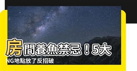 房間養魚禁忌|房間養魚有禁忌？專家解答